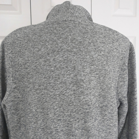 Shahalie women's cotton Blend gray knit Long-Sleeve open Cardigan size Large - Picture 6 of 12